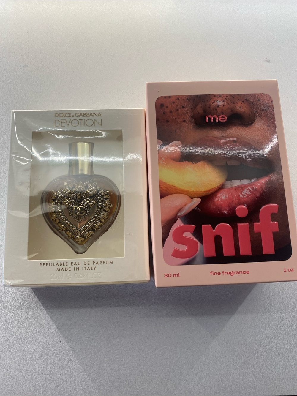 Dolce & Gabbana and SNIF perfumes